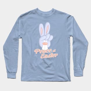 Peace At Easter Rabbit Long Sleeve T-Shirt